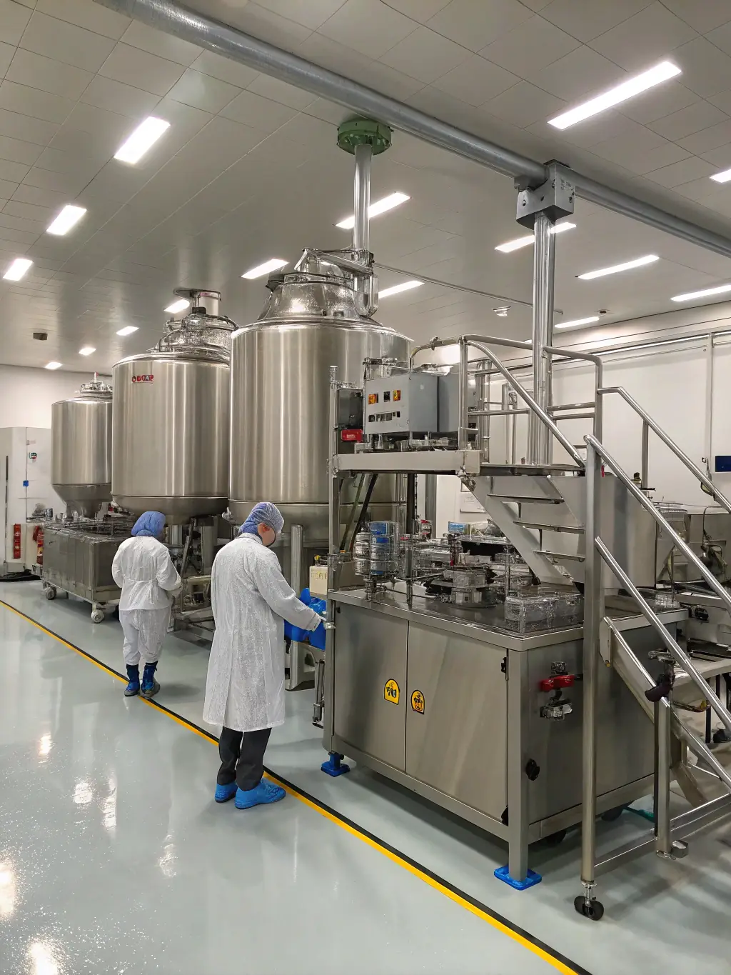 A visual representation of the blending and quality control process at KHORGOS PETROLEUM REFINERY, highlighting the final stage of refining.